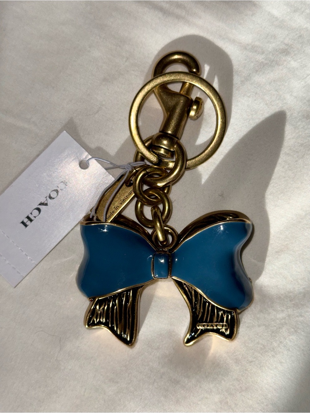 Coach Americana Bow Bag Charm - Picture 5 of 5